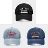 Denim Baseball Cap With Embroidered Letters For Outdoor Sun Protection