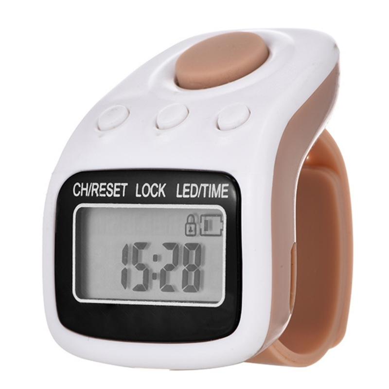 Počítadlo ručního počítání 6místné počítadlo klikání prstů Dobíjecí počítadlo kol Ruční počítadlo počtu kliknutí