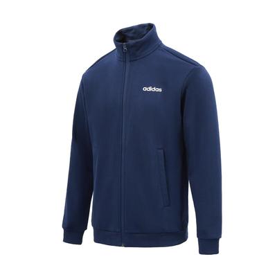 Logo Print Outdoor Casual Sports Zip-Up Jacket Men Jacket Navy-Blue JJ0424