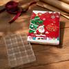 Gift Packaging Calendar Christmas Countdown Box, Xmas Advent with 24 Holiday Party Favors Slots, DIY Fillable Empty Present Storage Supplies