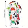 Salon Barber Wrap Kids Cartoon Haircut Cape Cute Waterproof Cutting Gown