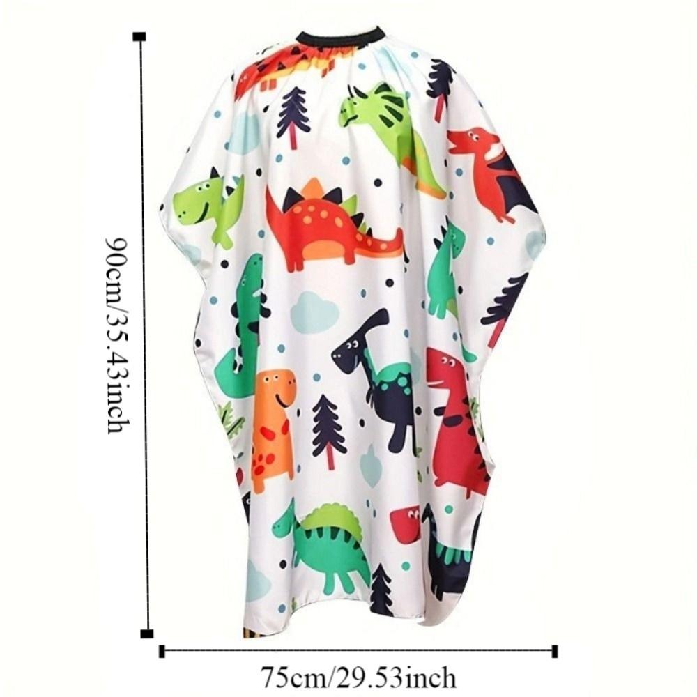 Salon Barber Wrap Kids Cartoon Haircut Cape Cute Waterproof Cutting Gown