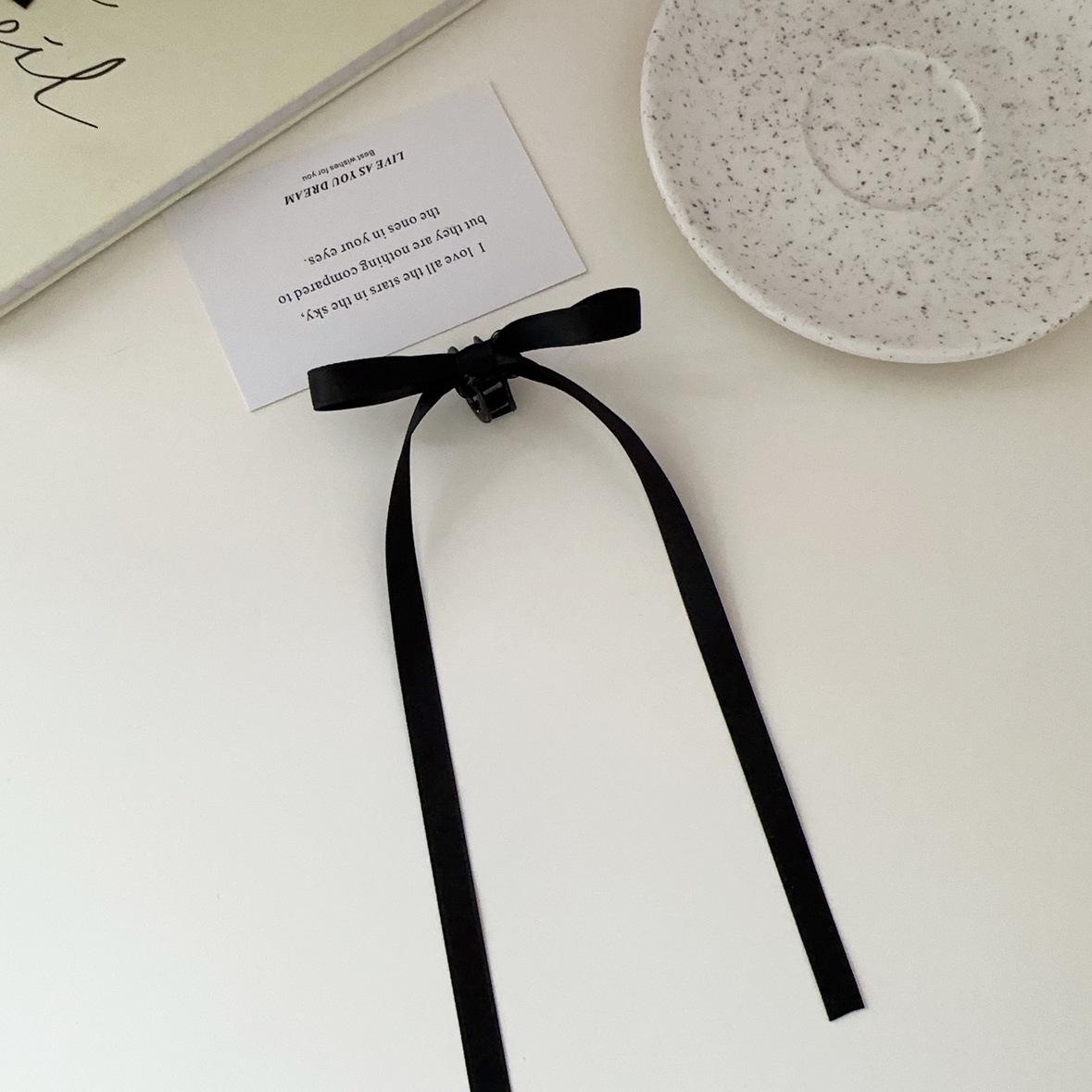 

ins bow ribbon hairpin girl heart personality fashion versatile grab clip niche new hair accessories