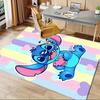 Office Rug Stitch, Hearts theme 3D Printed Anti-Slip Rug-Machine Washable for Living Room