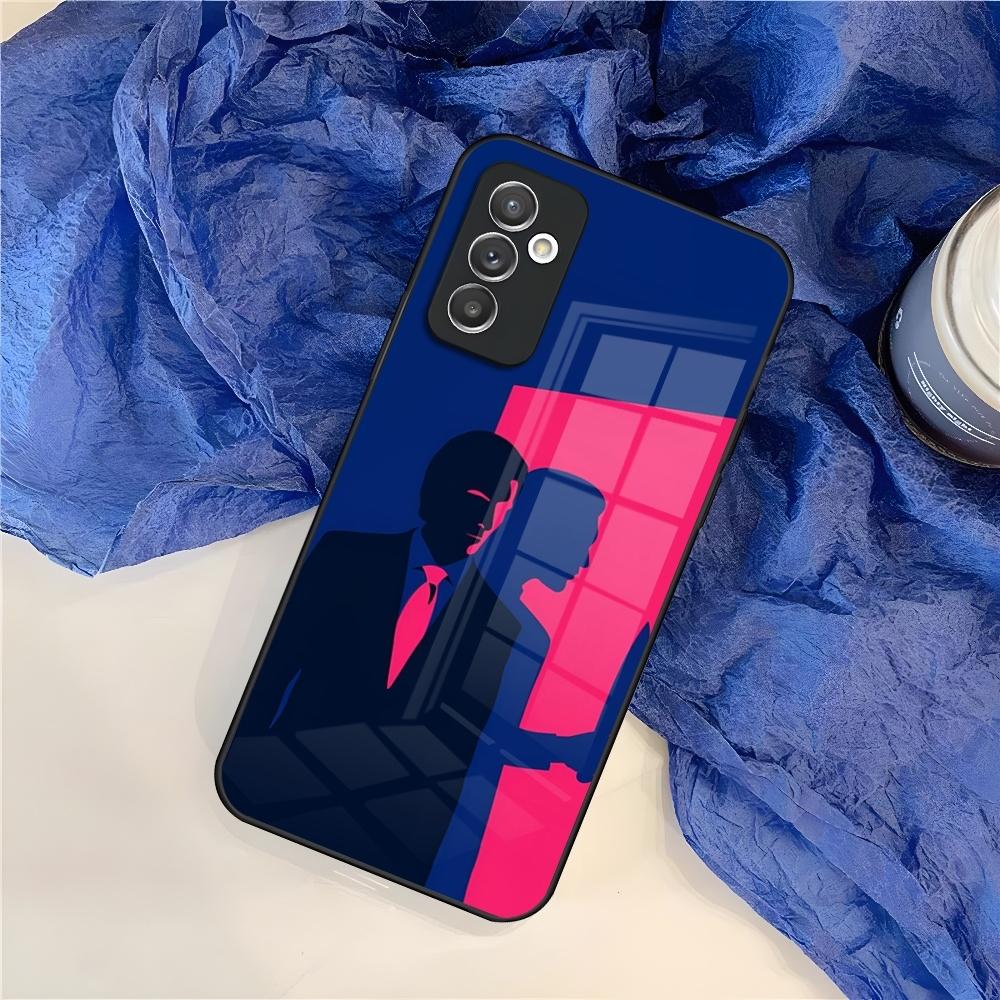 A-Amerikaner P-Psychos Handyhülle für Samsung Galaxy S26 S25 S24 S30 S21 S23 S20 S22 Fe Pro Edge Ultra Plus Glas Hülle