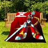 1PC Mega Man Hero Armor Outdoor Blanket Lightweight Flannel, Soft & Warm, All-Season Use for Sofa, Outdoor, Camping, Living Room, Office37