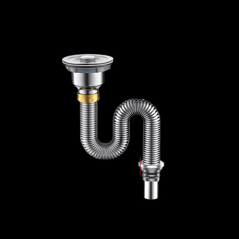 Stainless Steel Kitchen Double Sink Drain Kit