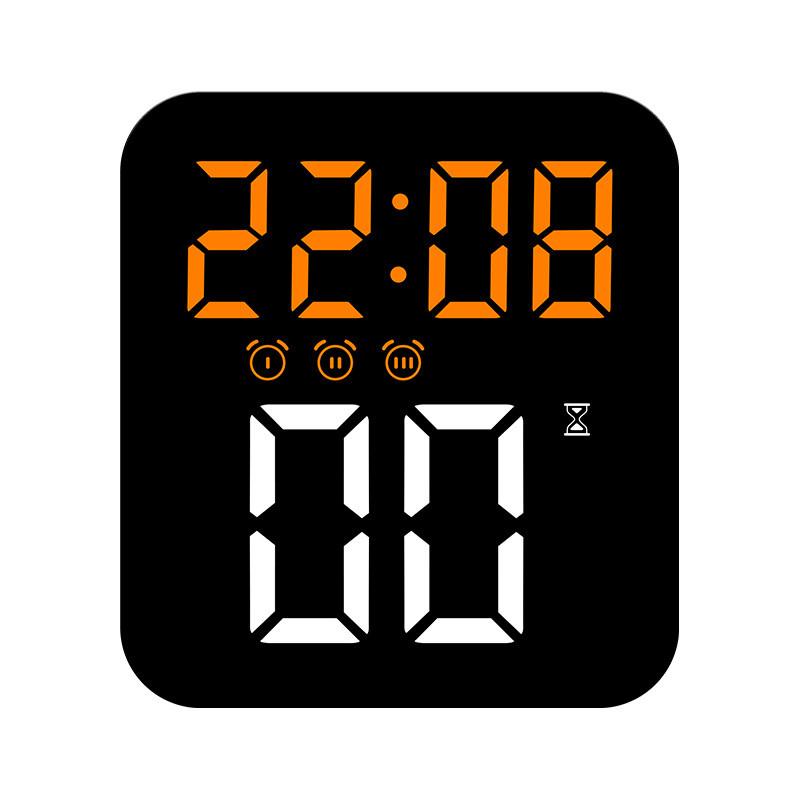 Modern Minimalist Led Digital Alarm Clock With Snooze And Timer For Bedroom Decor