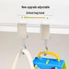 Adjustable Student Schoolbag Hook - No-Punch, No-Adhesive, Rotating Desk, Kitchen & Bathroom Hanger