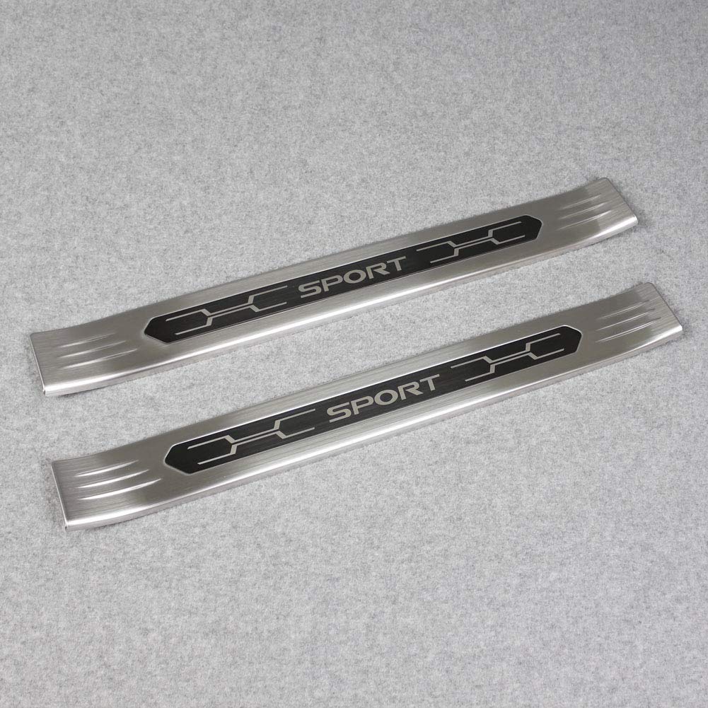 RUIQ Toyota New RAV4 5th Generation XA50 Series Interior Stainless Steel Step Garnish Side Step Garnish Exterior Designed Exclusively for TOYOTA RAV4