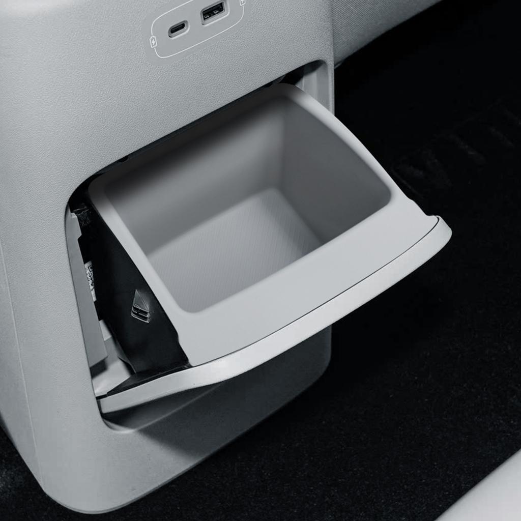for Leapmotor B10 2025 2026 Car Armrest Box Rear Storage Tray Silicone Organizers Interior Accessories Tidying