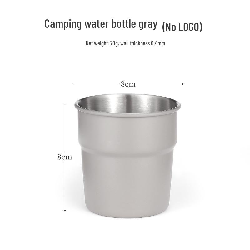 304 Stainless Steel Multi-Purpose Outdoor Cup: Ideal for Camping, Beer, Coffee, Water, and Beverages