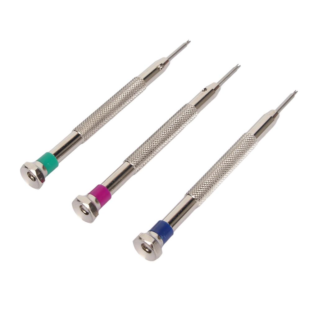3pcs Watch Spring Remover Tool Stainless Steel Mixed Size Watch Movement Repairing Tool