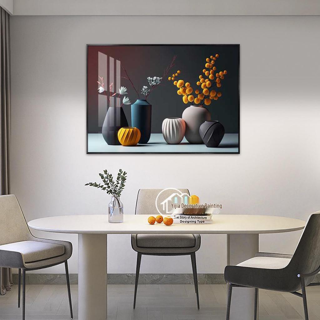 Kaki Ruyi Luxuriöse Wandkunst: Modern Abstrakt für Wohn- & Esszimmer