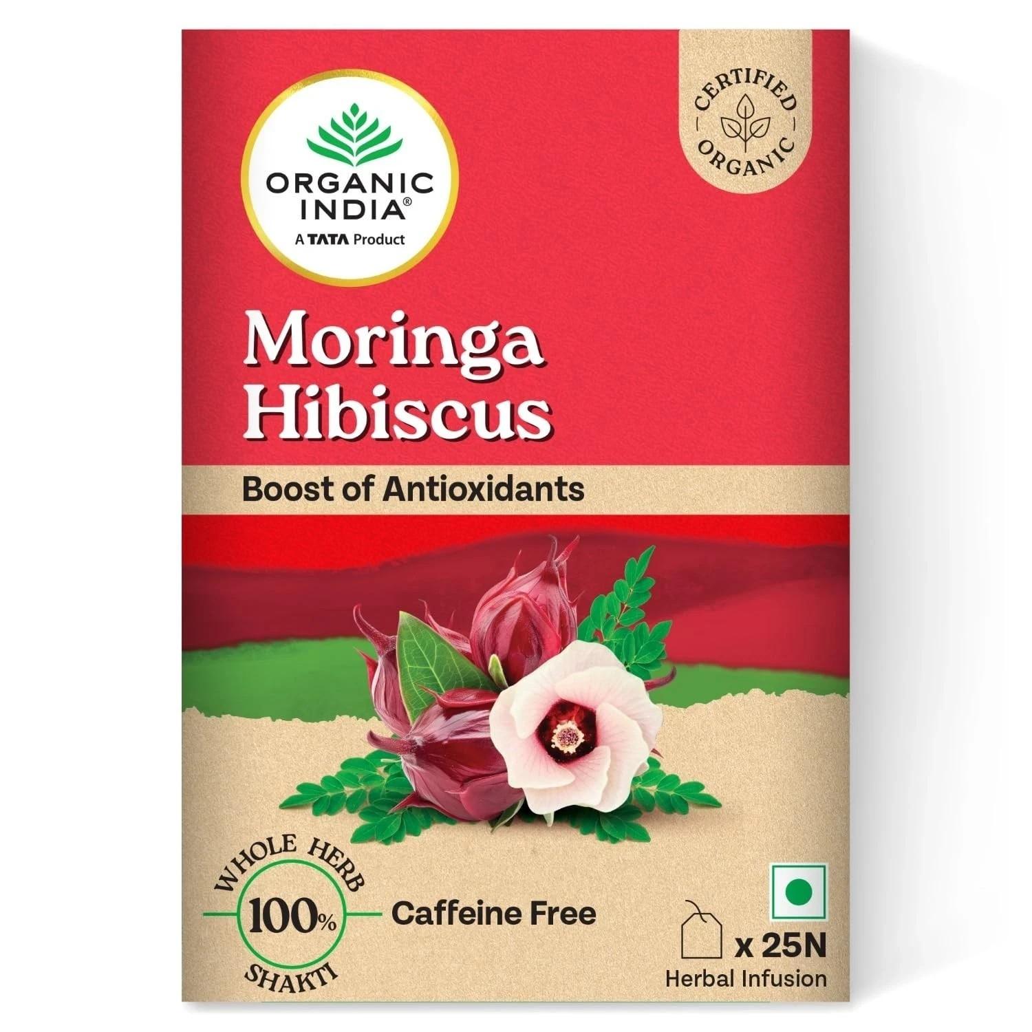 Moringa Hibiscus 25 Tea bags Boost