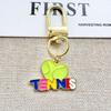 Mini Keychain Tennis Party Favors Tennis Ball Key Ring Tennis Bag Pendant Sports Keychain For Boys Girls School Carnival Reward