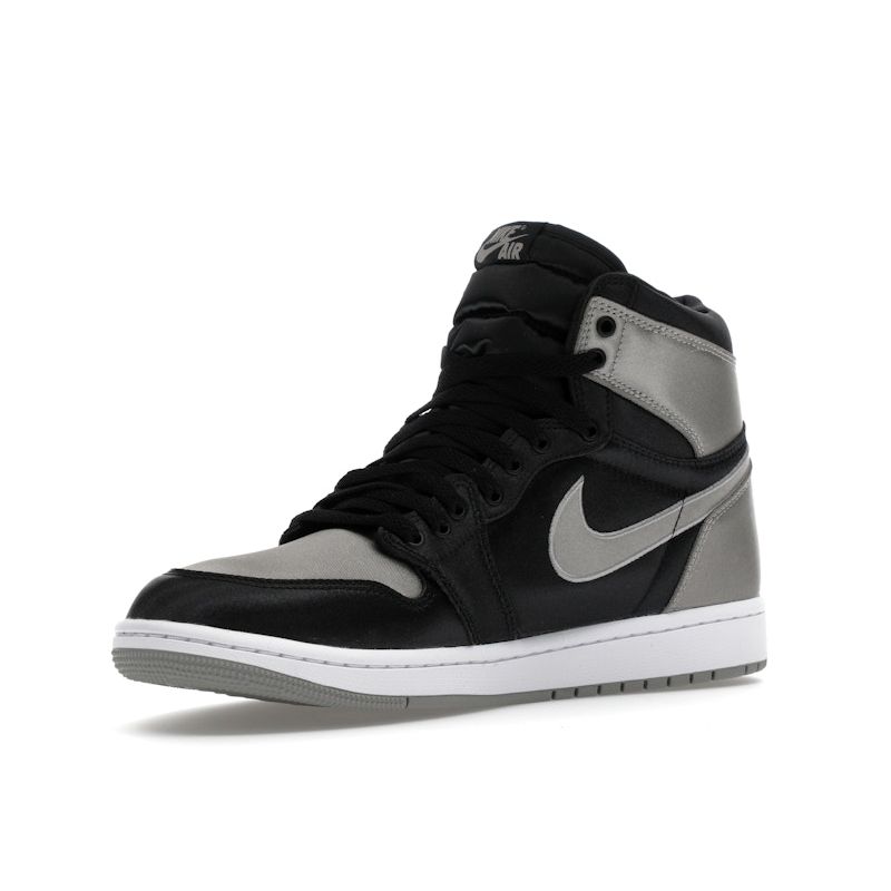 Air Jordan 1 Retro High OG Satin Shadow Nero Grigio Scarpe da Ginnastica Retro da Basket da Donna FD4810-010