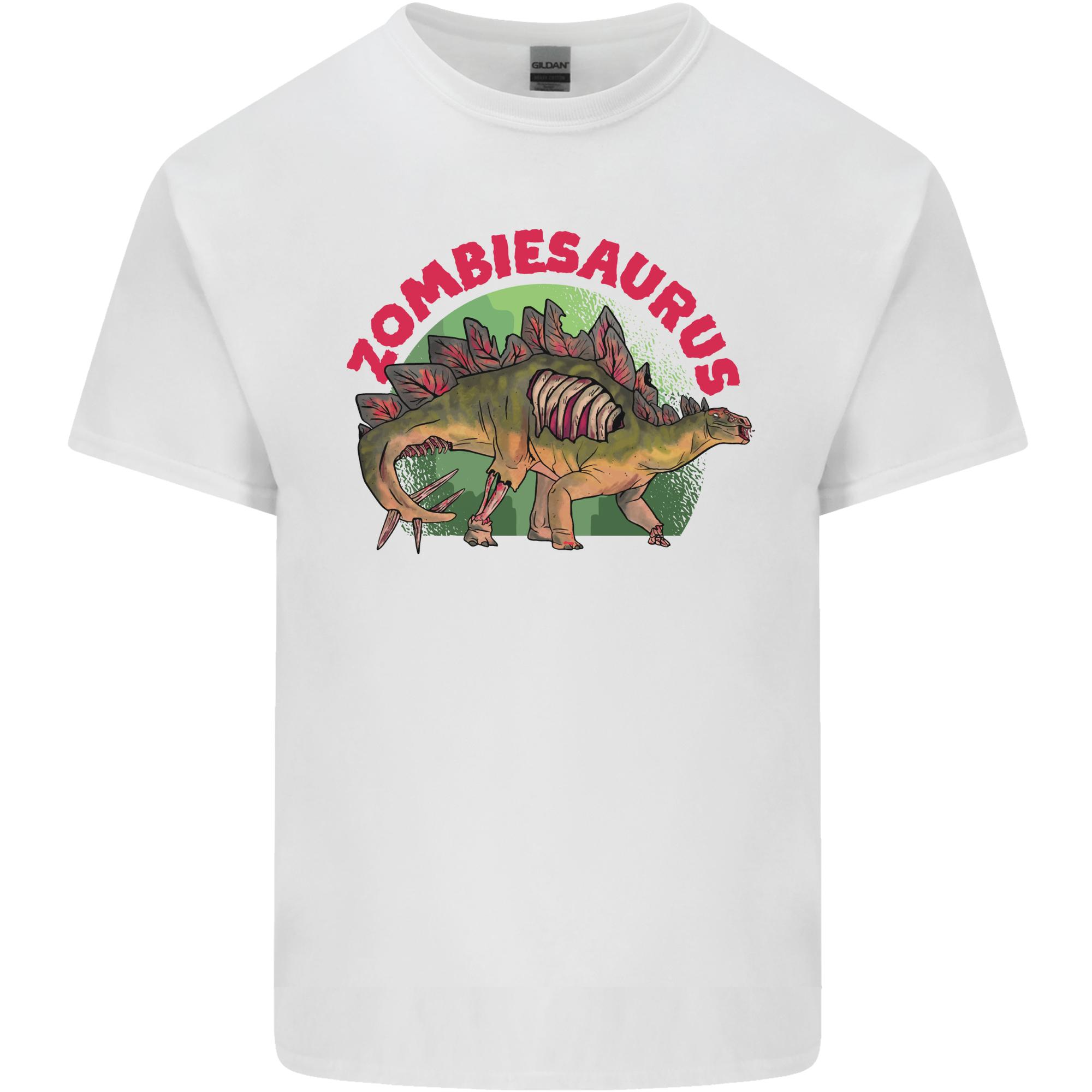 Zombiesaurus Zombie Dinosaur Stegosaurus Unisexs Light Cotton TShirt S