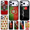 Portugal Nationalflagge Stoßfeste Handyhülle für iPhone 17 Air 16e 15 11 12 14 13 Pro Max Hülle Coque