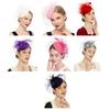 Hair Accessories Mesh Floral Feather Design Headdress Lightweight Breathable Tulle Wedding Reception Bridal Veil