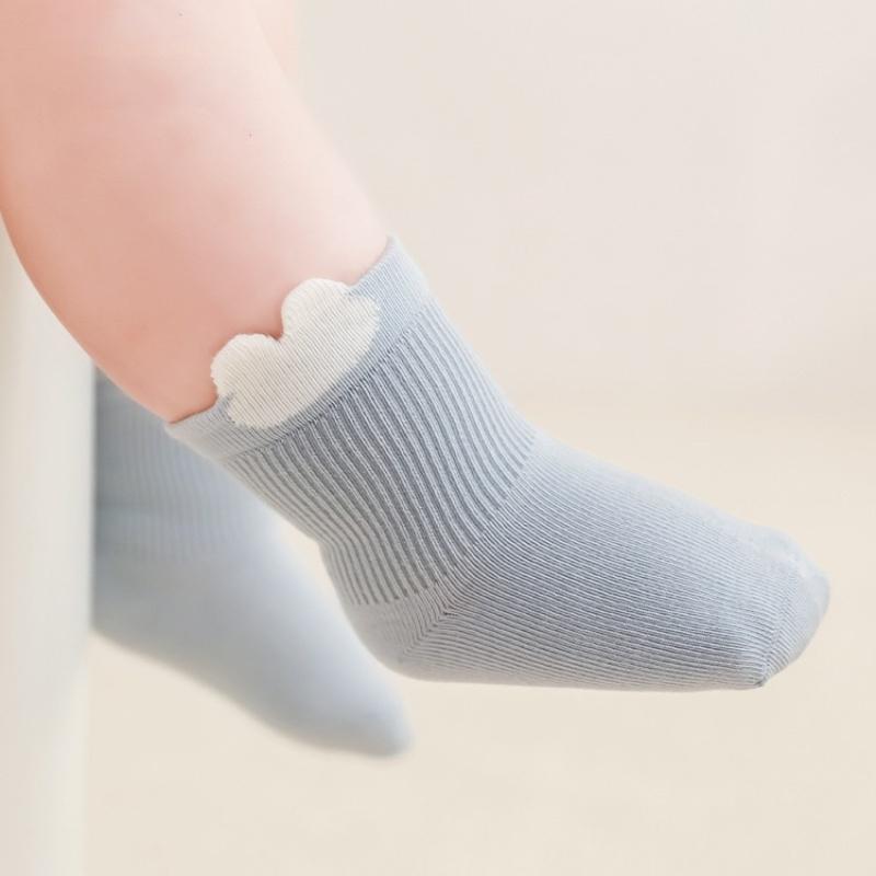 3Pairs/lot Spring Newborn Baby Socks For Girls Boys Cotton Soft Infant Toddler Sock Sweet Cute Cartoon Children's Socks 0-5Years