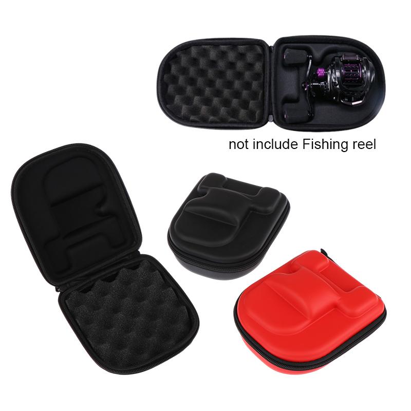 Fishing Reel Bag Protective Case Water Resistant Hard Eva Box Pouch Built-In Anti-Pressure Sponge Baitcasting Wheel Bag