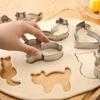 9 Piece Cat Cookie Cutters Set Stainless Steel Perfect for Kids Party Halloween Christmas Easy To Use and Clean