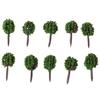 20Pcs Shrub Vegetation Military Scene Sand Table Landscape Tree Model Deor