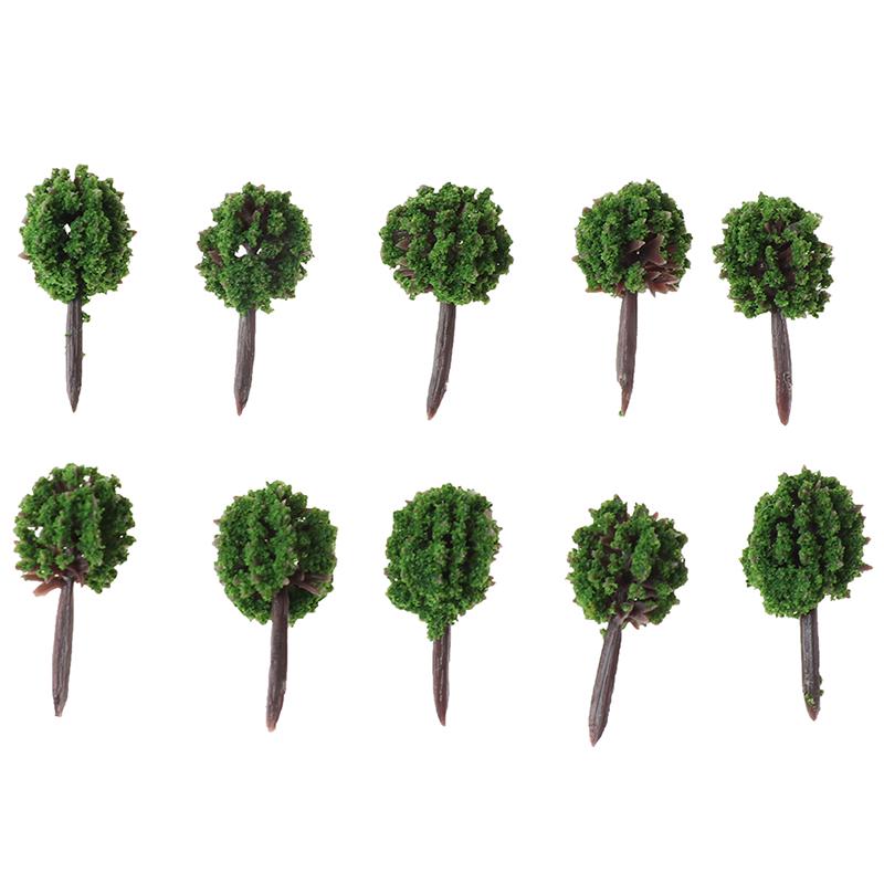 20Pcs Shrub Vegetation Military Scene Sand Table Landscape Tree Model Deor