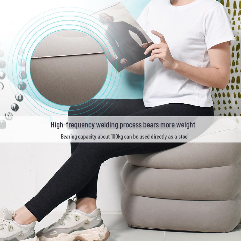 Portable Inflatable Footrest for Travel & Office