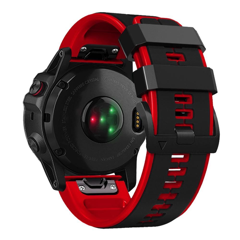 Bracelet de Montre en Silicone à Libération Rapide 22 26 mm Pour Garmin Fenix 8 8Pro 7 7X 6 6X Pro 5 5X Plus Quatix/Tactix/D2 Mach 2 Pro/Epix