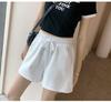Summer High Waist Slimming Women's Sports Shorts - Korean Style, Loose Fit, Versatile for Outdoor & Travel