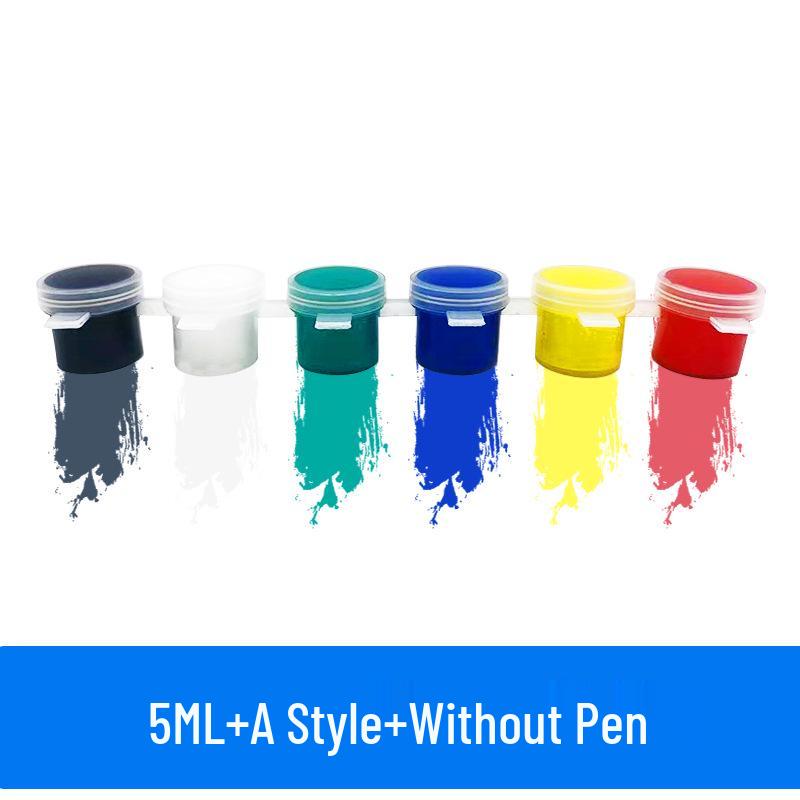 Acrylic Highlight Paint Set: 12 Colors for DIY Plaster Doll Graffiti and Children's Painting