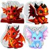 Dragon Silicone Molds Cartoon Dragon Fondant Mold Cake Decorating Tools Cupcake Topper Chocolate Candy Craft Gum Paste Polymer Clay