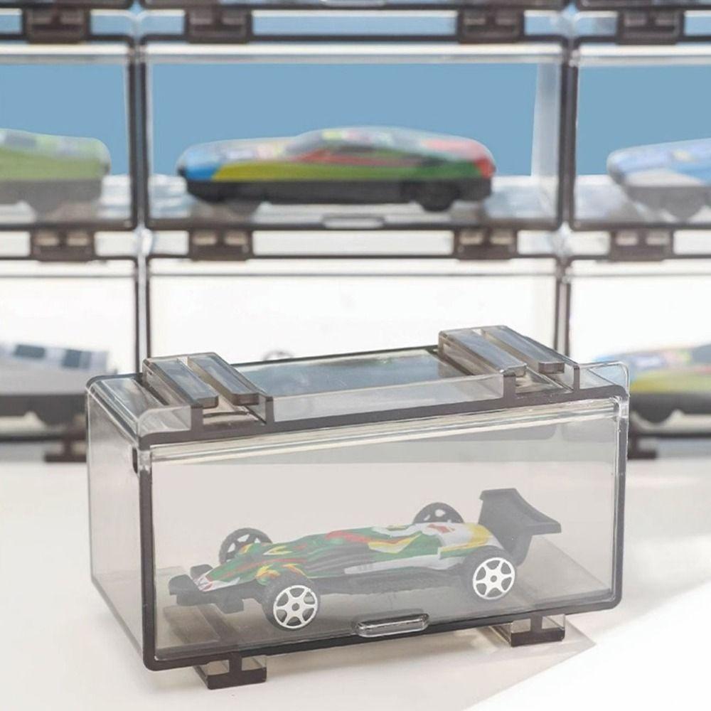 1:64 Diecast Car Display Box Transparent Car Toys Case Portable Model Car Box  Boys Gift