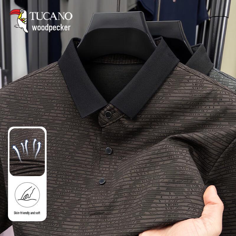 TUCANO Men s Summer Ice Silk Quick-Dry Polo Shirt L