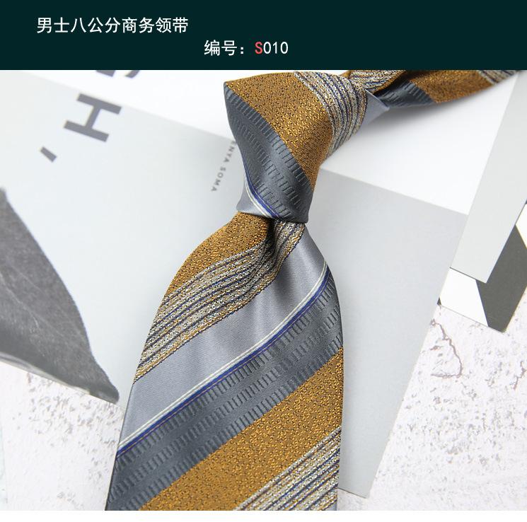 

Галстук для мужчин, формальный, свадебный и жениха, полосатый, завязанный вручную, деловой костюм, магазин модных галстуков, коричневый