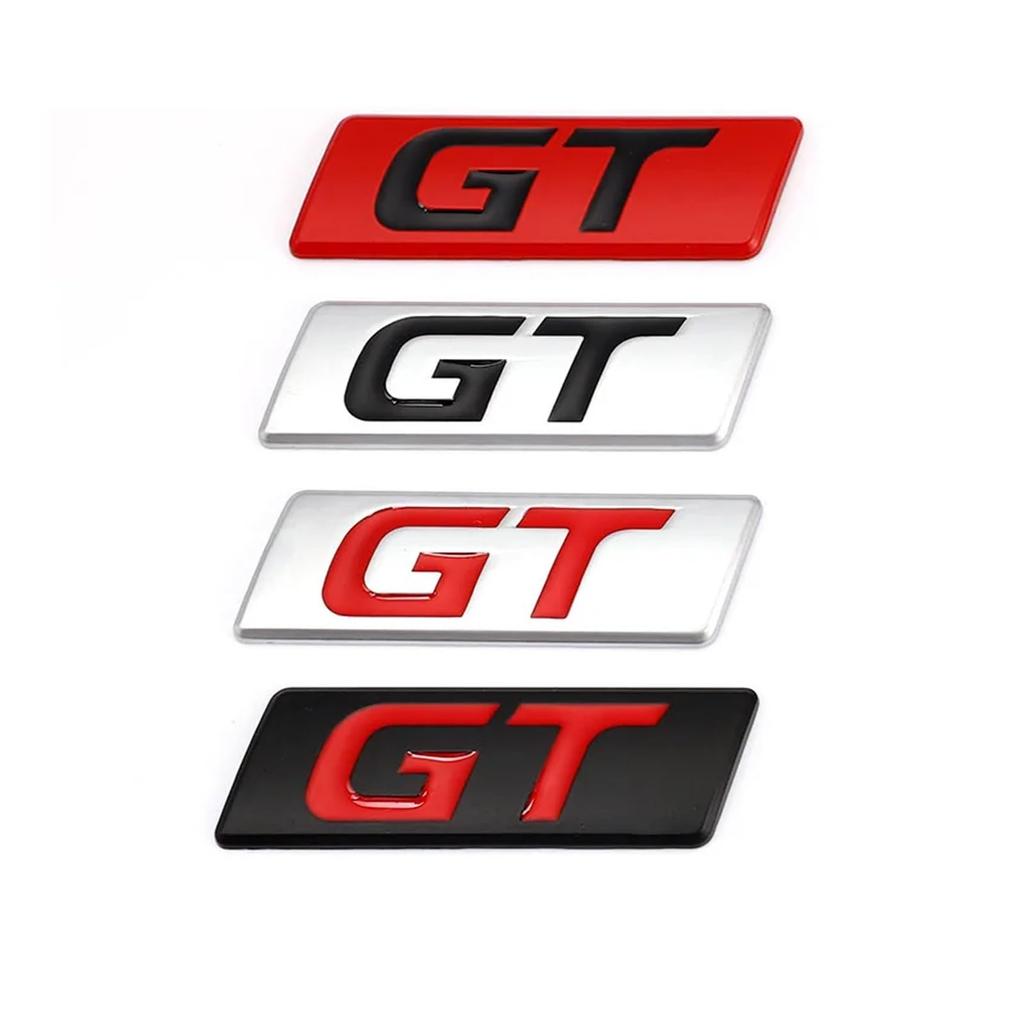 AQXYWIU GT Car Sticker Badge Emblem Decal for GT X6 X5 Forte Optima Picanto Stinger Sex Car Sticker (E)