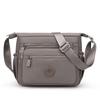 Women's Bag Multi-Layer Zipper Shoulder Bag Nylon Crossbody Bag