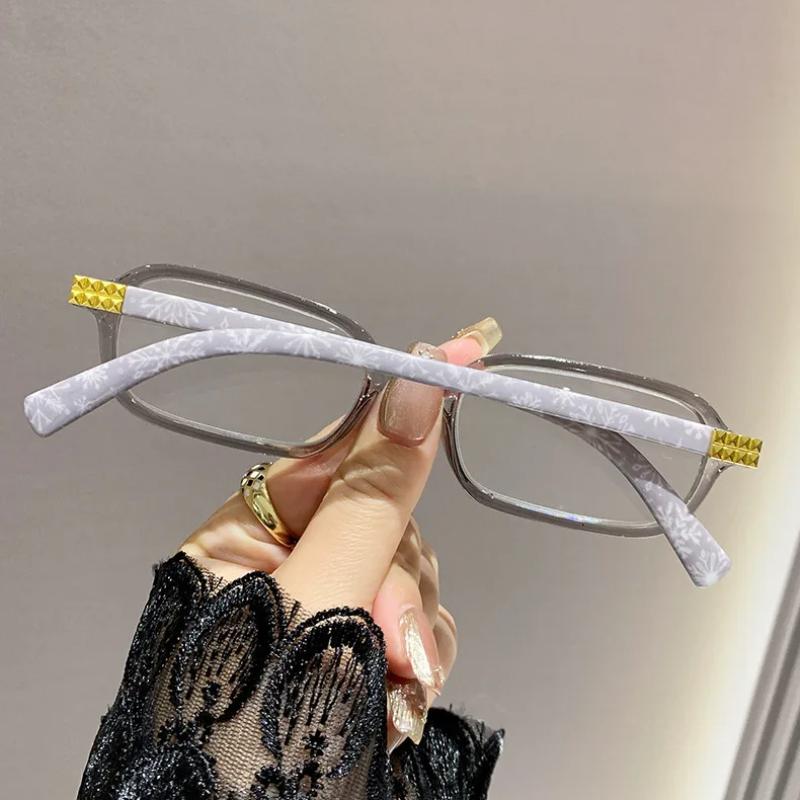 Small Square Frame Reading Glasses for Women Men Ultralight Presbyopia Eyeglasses Vintage Anti-blue Light Hyperopia Eyeglasses
