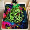 Leon FC,pattern Flannel Blanket, High Quality Comfortable for All Seasons, Home Decor, Warmth and Comfort, Perfect for Gifts.