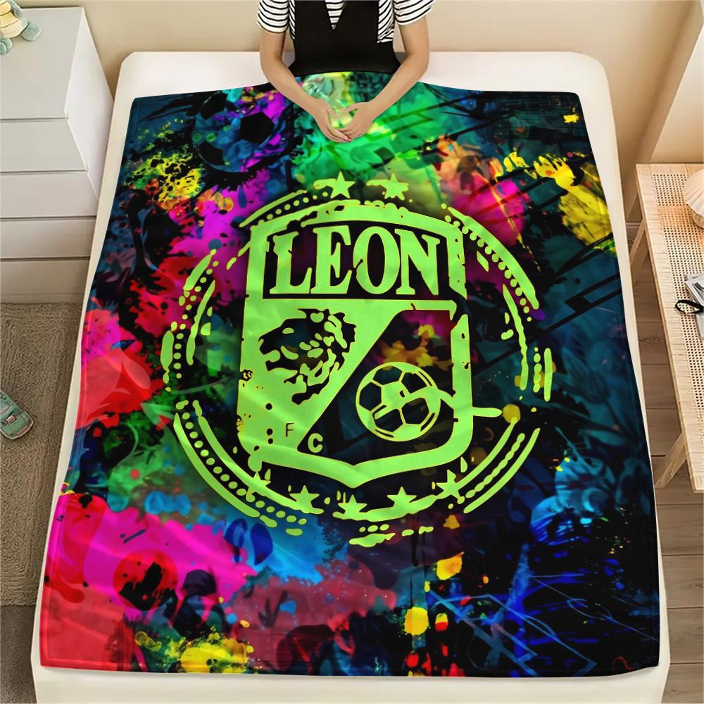 Leon FC,pattern Flannel Blanket, High Quality Comfortable for All Seasons, Home Decor, Warmth and Comfort, Perfect for Gifts.
