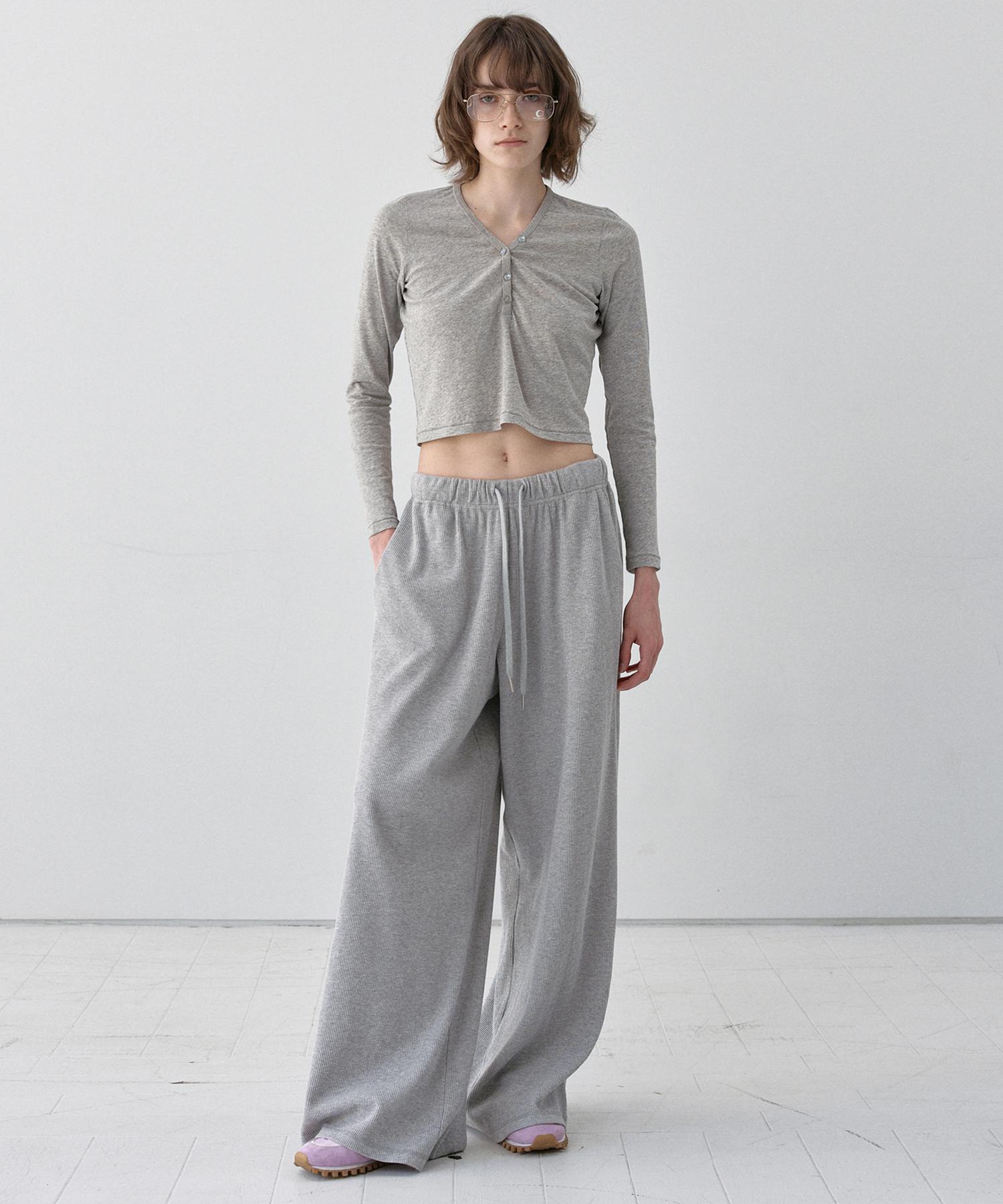 Sio Baby Henley Top Gray