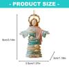 Portable Acrylic Figure Hanging Decoration Perfect for Office and School Festival Decoration Christmas Accessory