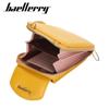 Baellerry Fashion Zipper Shoulder Bags for Women PU Leather Clear Can Touch Screen Phone Bag Crossbody Messenger Bags