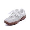 2025 summer new lace casual moral training shoes women's niche design retro mesh breathable board shoes women L0802