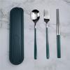 Ru Han 304 Stainless Steel Portable Travel Cutlery Set