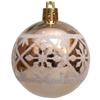 6Pcs/Box Electroplated Plastic Ball Christmas Tree Ornament DIY Crafts Painted Plastic Christmas Gifts Boxes Pendant
