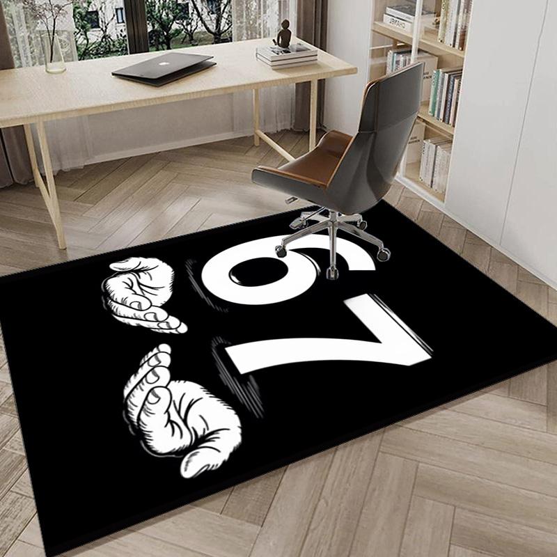 Unicorn Celebration Number 67 Area Rug for Office, Chair Rug, Decorative Carpet Livingroom Mat, Large Size Fan gifts Christmas gifts