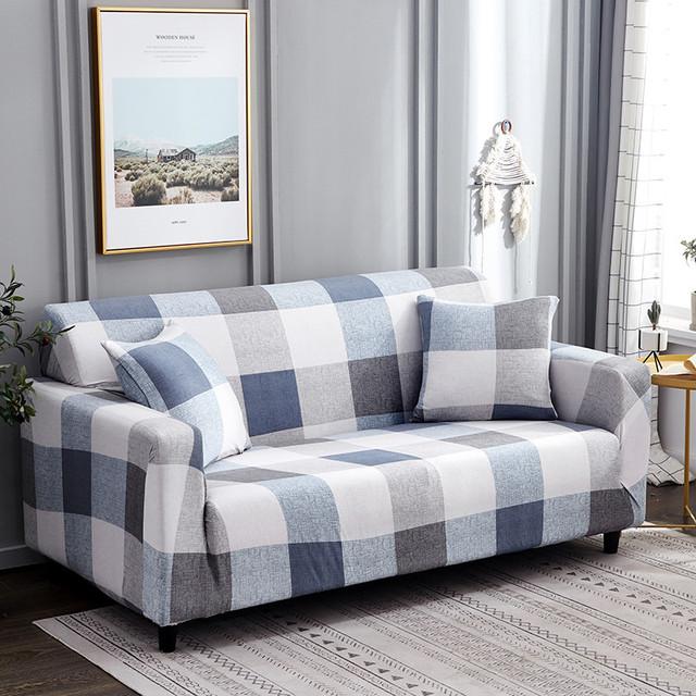 Elasticity Sofa Furniture Covers For Living Room Universal Spandex Case For Stretch Sofa Cover Non -Slip Couch Slipcovers 1 2 3 4 Seater for Home